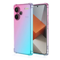 TopQ Kryt Xiaomi Redmi Note 13 Pro+ 5G Shock duhový mentolovo-růžový 118193