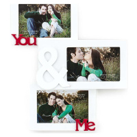 Dřevěný nástěnný fotorámeček Tomasucci You And Me, pro fotografie 10 x 15 cm