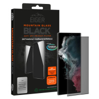 Ochranné sklo Eiger GLASS Mountain BLACK Privacy 3D Screen Protector for Samsung Galaxy S22 Ultr