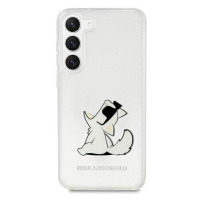 Karl Lagerfeld KLHCS23MCFNRC hard silikonové pouzdro Samsung Galaxy S23 PLUS 5G transparent Chou