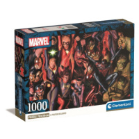 Clementoni - Puzzle 1000 Marvel - Compact