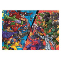 CLEMENTONI Puzzle Marvel: Hrdinové vs. padouši 104 dílků