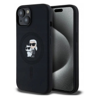 Karl Lagerfeld Pouzdro Case Kryt Zadní Kryt S Magsafe Pro Iphone 15/14/13 Černé