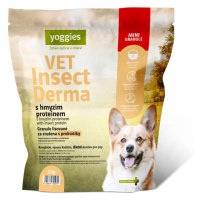 2kg Yoggies VET Insect Derma s hmyzím proteinem, minigranule lisované za studena s probiotiky