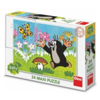 Puzzle Krtek a houba 24 dílků maxi