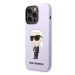 Karl Lagerfeld KLHCP14XSNIKBCU hard silikonové pouzdro iPhone 14 PRO MAX 6.7" purple Silicone Ik