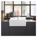 Keramický dřez Villeroy & Boch modulový, 632061R7, Pure Black 632061R7