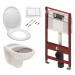 Cenově zvýhodněný závěsný WC set TECE do lehkých stěn / předstěnová montáž+ WC S-Line S-line Pro