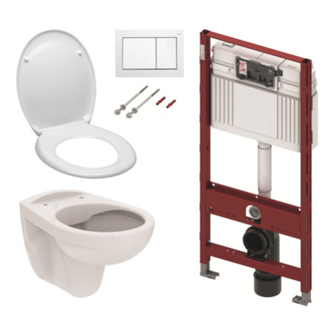 Cenově zvýhodněný závěsný WC set TECE do lehkých stěn / předstěnová montáž+ WC S-Line S-line Pro