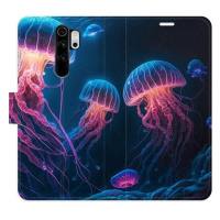 iSaprio flip pouzdro Jellyfish pro Xiaomi Redmi Note 8 Pro