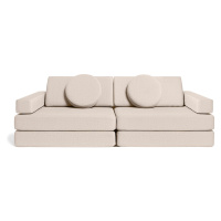 Rozkládací dětská pěnová pohovka a bunker SHAPPY PLAY SOFA ORIGINAL více barev Barva: Soft Beige