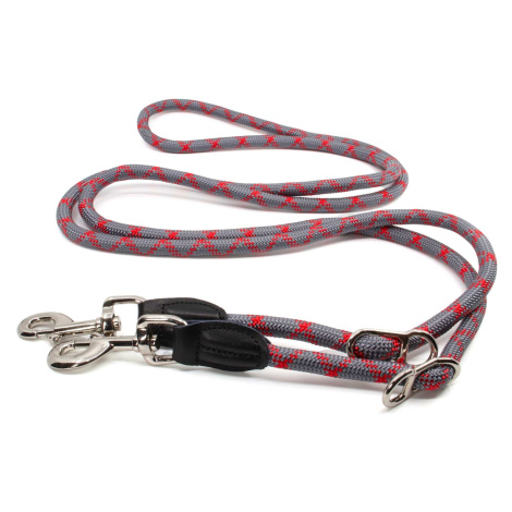 Nylonové vodítko pro psa | 128 cm Barva: Červená, Šířka vodítka: 0,8 cm