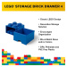 Úložný box LEGO, s šuplíkem, malý (4), modrá - 40051731