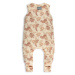 Celoroční spací pytel s nohavicemi Sleepee Vintage Animals Almond/Cream XS