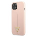 Guess GUHCP13MSLTGP hard silikonové pouzdro iPhone 13 6.1" pink Silicone Triangle