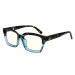 GLASSA Blue Light Blocking Glasses PCG 014, +0,50 dio, modrý vzor