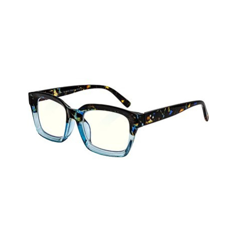 GLASSA Blue Light Blocking Glasses PCG 014, +0,50 dio, modrý vzor