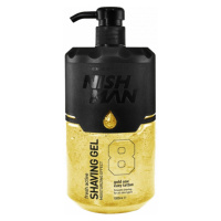 Nishman Shaving Gel 08 žlutý gel na holení 1000 ml