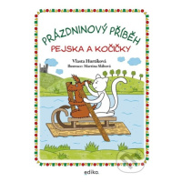 Prázdninový příběh pejska a kočičky - Martina Slábová (ilustrátor), Vlasta Hurtíková - kniha z k