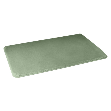 FUZZY koupelnová předložka, 50x80 cm, 100% polyester, protiskluz, zelená 96FY508007 Gedy