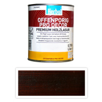 HERBOL Offenporig Pro Decor - univerzální lazura na dřevo 0.75 l Palisandr 8409