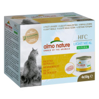 Almo Nature HFC Natural Light Meal Cat Megapack kuřecí filet 4x50g exp 02/2024 SLEVA 40%