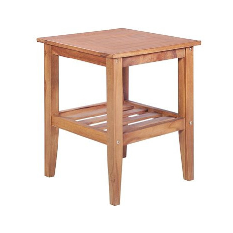 Konferenční stolek 40 × 40 × 50 cm čtvercový masivní teak SHUMEE