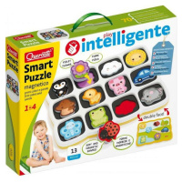 Quercetti Smart Puzzle magnetico first colors and words magnetická skládačka