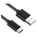 PremiumCord Kabel USB 3.1 C/M - USB 2.0 A/M, rychlé nabíjení proudem 3A, 3m, černá