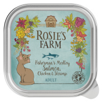 Rosie's Farm Adult 16 x 100 g - losos a kuřecí s krevetami