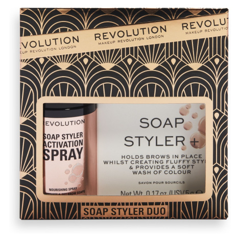 Makeup Revolution Soap Styler Duo Set sada na obočí 2 ks
