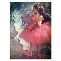 Obrazová reprodukce Painting titled 'Dancer in a Rose Dress', Degas, Edgar, 30 × 40 cm