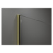 MEXEN/S KIOTO Sprchová zástěna WALK-IN 90x200 cm 8 mm, zlatá, černý vzor 2 800-090-101-50-78