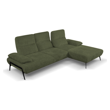 Pravostranná rohová sedací souprava Cesar s posuvným opěradlem - Benix