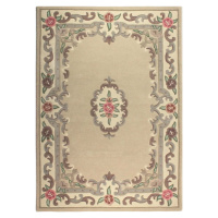 Béžový vlněný koberec Flair Rugs Aubusson, 150 x 240 cm