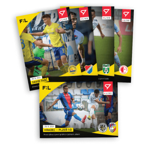 Fotbalové karty Fortuna Liga 2021-22 - Live Set 6. kola (5 karet) Sportzoo