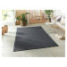 NORTHRUGS - Hanse Home koberce Kusový koberec Braided 105550 Dark Grey – na ven i na doma - 80x2