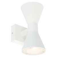 Moderní nástěnné svítidlo bílé 2-světlo - Rolf