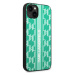 Karl Lagerfeld KLHCP14MPGKLSKN hard silikonové pouzdro iPhone 14 PLUS 6.7" green Monogram Stripe