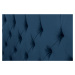LuxD 24746 Designová postel Laney 160x200 cm tmavě modrý samet