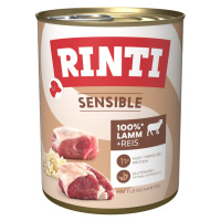 Výhodné balení RINTI Sensible 2 x 6 ks (12 x 800 g) - Jehněčí & rýže