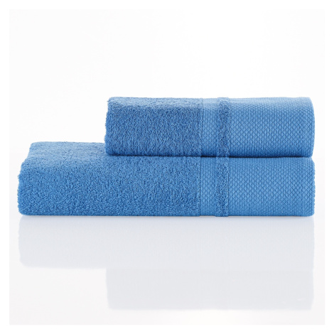 4Home Sada Deluxe osuška a ručník modrá, 70 x 140 cm, 50 x 100 cm