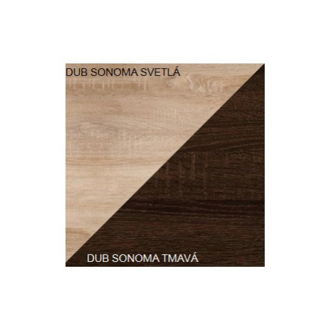 ArtCross předsíň 5 Barva: Dub sonoma světlá / dub sonoma tmavá