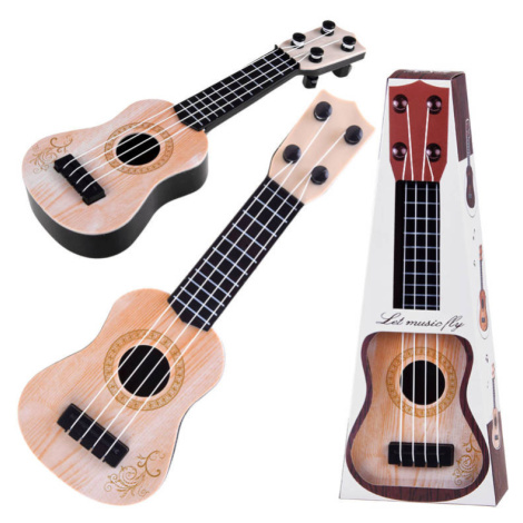 Dětská mini kytara ukulele 25 cm červená