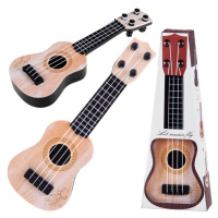 mamido Dětská mini kytara ukulele 25 cm červená