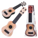 mamido Dětská mini kytara ukulele 25 cm červená