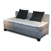 New Design Čalouněná postel NOVO s dlouhým čelem | s topperem Extra Rozměr: 90 x 200 cm
