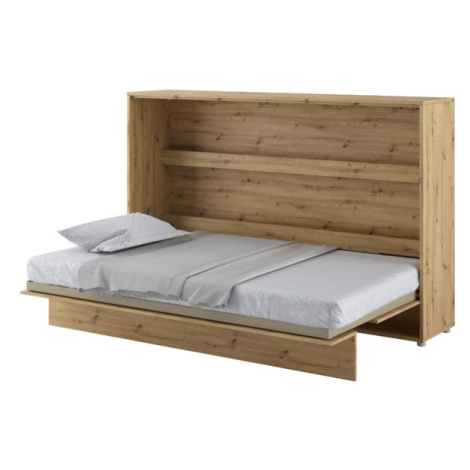 Jednolůžková sklápěcí postel BED CONCEPT 2 dub artisan, 120x200 cm