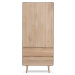 Šatní skříň z dubového dřeva 90x200 cm Fawn - Gazzda