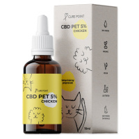 CURE POINT Olej CBD PET 5% kuře 10ml